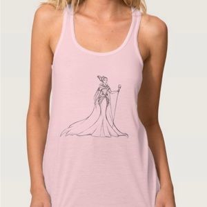 Maleficent Sketch T-Shirt Racerback Tank Top
